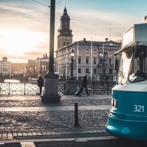Oude tram in Oslo